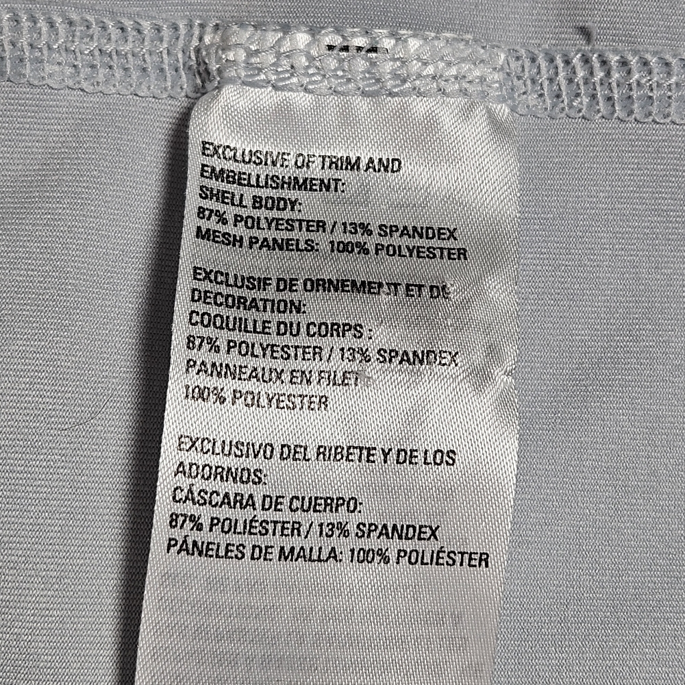 5.11 Tactical Men's XL Polo Short Sleeve Odyssey Chest Pocket Lt Grey Shirt Zip - Picture 9 of 11